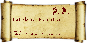 Hollósi Marcella névjegykártya